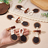 5 Pairs Resin Buttons BUTT-TA0001-48A-6