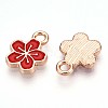 Alloy Enamel Charms ENAM-T022-07D-2