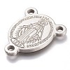 Tarnish Resistant 201 Stainless Steel Chandelier Component Links STAS-Z019-25P-3