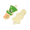 Alloy Enamel Pendants AL-CBA6AEB-11G-02-2