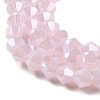Imitation Jade Electroplate Glass Beads Strands EGLA-F029-J4mm-A02-3