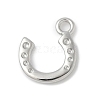 U-Shaped Brass Pendants KK-Q091-06P-1