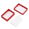 Valentines Day Presents Packages Cardboard Pendant Necklaces Boxes CBOX-BC052-4-3
