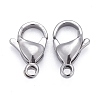 304 Stainless Steel Lobster Claw Clasps X-STAS-F182-01P-A-3