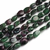 Natural Ruby in Zoisite Beads Strands G-D0002-D69-1