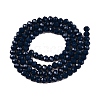 Opaque Solid Color Imitation Jade Glass Beads Strands EGLA-A044-P3mm-D16-3