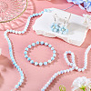 2Strands 2 Colors Anti-Tarnish Electroplate Glass Beads Strands GLAA-TA0003-78-8