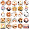 50Pcs PVC Self-Adhesive Stickers STIC-PW0013-012-2