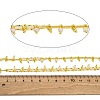 Handmade Faceted Natural White Jade Beaded Chains CHC-L050-01G-02-2