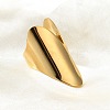 304 Stainless Steel Open Cuff Ring X-RJEW-Q775-01G-3