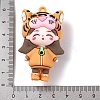 The 12 Chinese Zodiac Girl Doll PVC Plastic Pendants KY-S172-16C-3