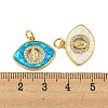 Brass Pendants Cubic Micro Pave Zirconia KK-K356-03G-3