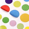 Flat Round DIY Cloth Picture Stickers AJEW-L053-01-2