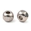 Non-Tarnish 304 Stainless Steel European Beads STAS-D061-01P-1