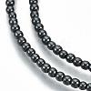 Non-magnetic Synthetic Hematite Beads Strands G-Q892-2mm-2