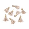 Polycotton(Polyester Cotton) Tassel Pendant Decorations FIND-S281-25-1