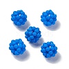 Handmade Plastic Woven Beads KY-P015-04E-1