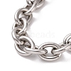 Non-Tarnish 201 Stainless Steel Chunk Cable Chains Bracelet for Men Women X-BJEW-G618-04P-B01-2