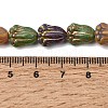 Painted Glass Beads Strands GLAA-Z021-16-4