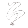 304 Stainless Steel Pendant Necklaces for Women Men NJEW-JN05414-02-4