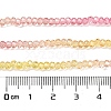 Transparent Painted Glass Beads Strands X1-DGLA-A034-T1mm-A07-3