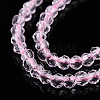 Transparent Glass Beads Strands GLAA-H021-03-22-4