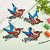 Bird Polyester Embroidery Iron on Appliques PATC-WH0008-35-4
