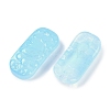 Spray Painted Transparent Glass Connector Charms X1-GLAA-H035-06H-2