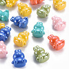 Pearlized Opaque Acrylic Beads MACR-S373-41I-1