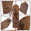 Cowhide Leather Labels AJEW-WH0386-0034-4