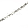Fashionable 304 Stainless Steel Figaro Chain Necklaces for Men STAS-A028-N017P-2