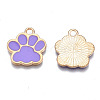 Alloy Enamel Pendants ENAM-T016-22LG-D-RS-3