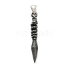 316 Surgical Stainless Steel Pendants STAS-A123-04B-AS-1