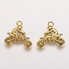 Tibetan Style Alloy Rider Motorcycle Pendants X-TIBEP-12941-AG-FF-2