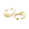 Ion Plating(IP) 304 Stainless Steel Twist Teardrop Stud Earrings EJEW-P258-25G-2