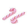 Christmas Candy Cane Handmade Polymer Clay Beads CLAY-P005-04A-2