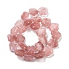 Cherry Quartz Glass Beads Strands G-F769-B01-01-3