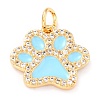 Real 18K Gold Plated Brass Micro Pave Cubic Zirconia Charms ZIRC-L100-085G-05-2