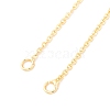 Brass Cable Chain Necklace Making NJEW-D302-78G-2