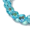 Electroplate Transparent Glass Beads Strands EGLA-A035-T8mm-L08-3