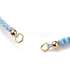 Adjustable Braided Polyester Cord Bracelet Making AJEW-JB00760-04-2