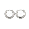 Tarnish Resistant 304 Stainless Steel Huggie Hoop Earrings EJEW-F111B-13mm-P-2
