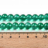 Baking Paint Transparent Glass Beads Strands DGLA-N006-8mm-09-4