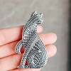 Alloy Brooch for Backpack Clothes PW-WG7AF1A-02-2