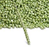 DIY Craft Beads 12/0 Opaque Colors Lustered Round Glass Seed Beads X-SEED-A012-2mm-124-4