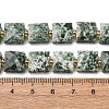 Natural Green Spot Jasper Beads Strands G-F839-A23-01-3