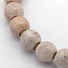 Handmade Fancy Antique Glazed Porcelain Ceramic Round Beads Strands PORC-L019-6mm-06-1