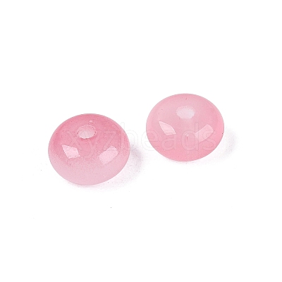 Baking Paint Imitation Jade Glass Beads GL-N006-01B-06-1