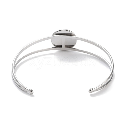 Non-Tarnish 304 Stainless Steel Bracelets Setting Making BJEW-B090-03B-P-1