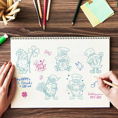 PVC Plastic Stamps DIY-WH0167-56-401-1